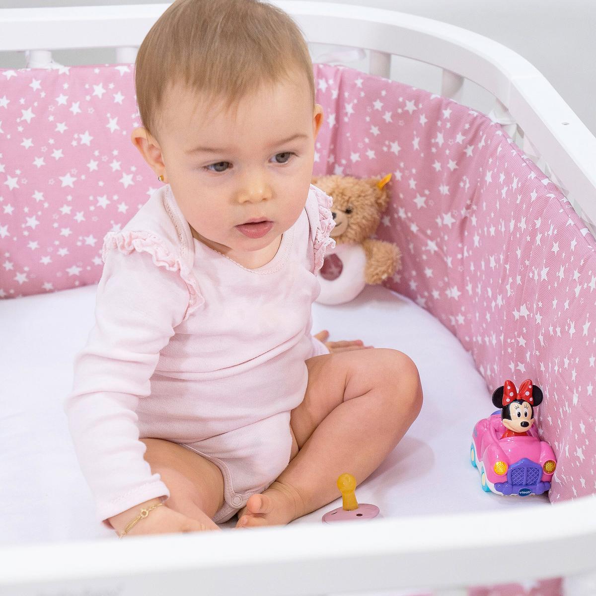 POKROWIEC NA MATERAC JERSEY DELUXE DOPPELPACK - biały, Basics, tkanina (105/57,5/6cm) - Babybay