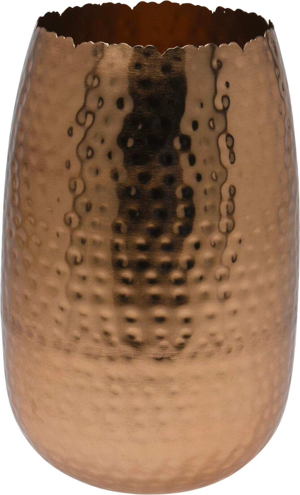 Dekor Váza Goldie - aranyszínű, fém (18/29,5cm)