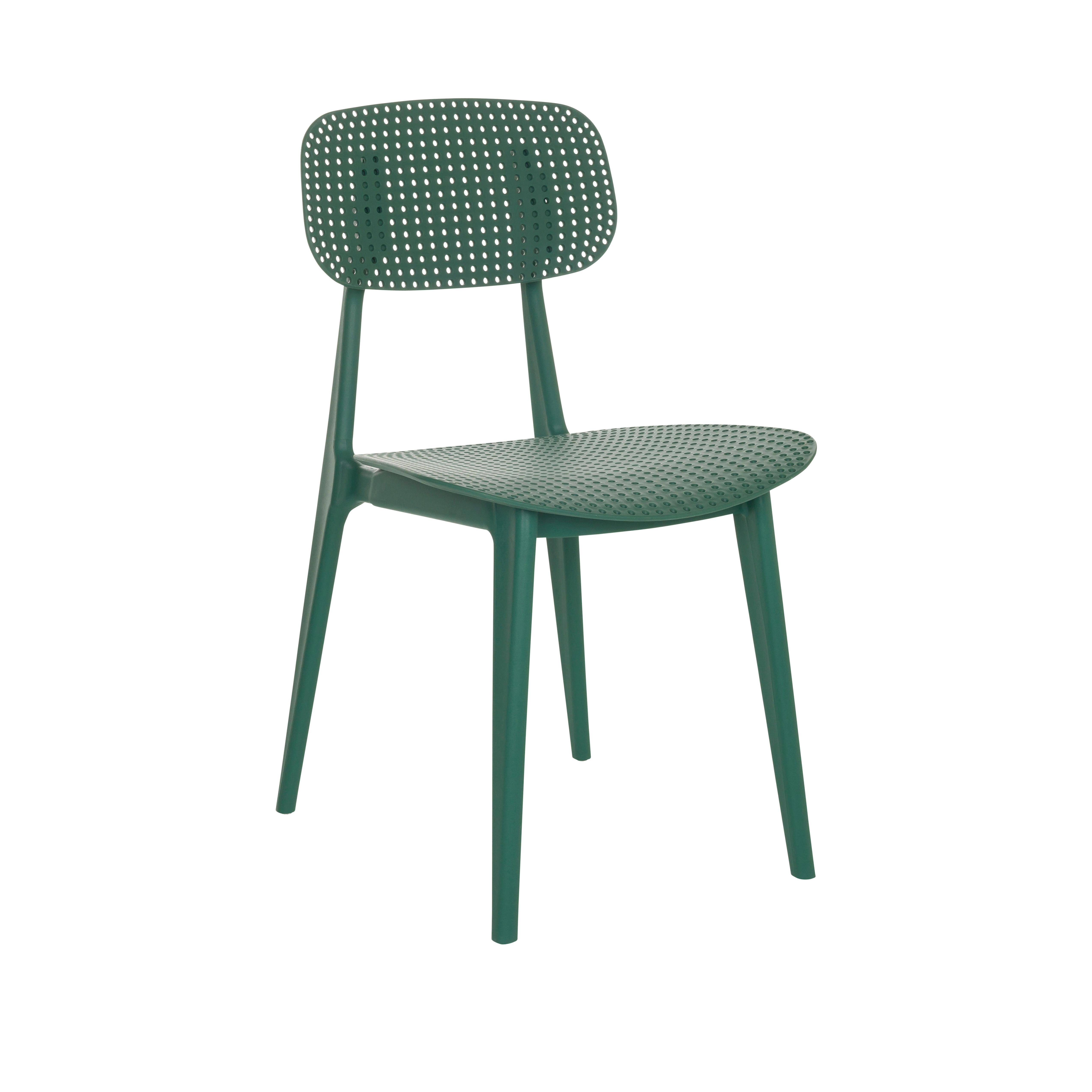 Vrtni Stol Artifo Hol, Zelena - zelena, Basics, umetna masa (42/79/51cm) - MID.YOU