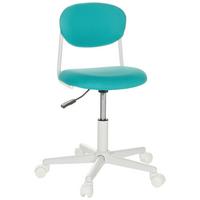 Otroški Vrtljivi Stol Kiddy Base I, Turkizna - turkizna/bela, Basics, umetna masa/tekstil (60/72-83/60cm) - MID.YOU