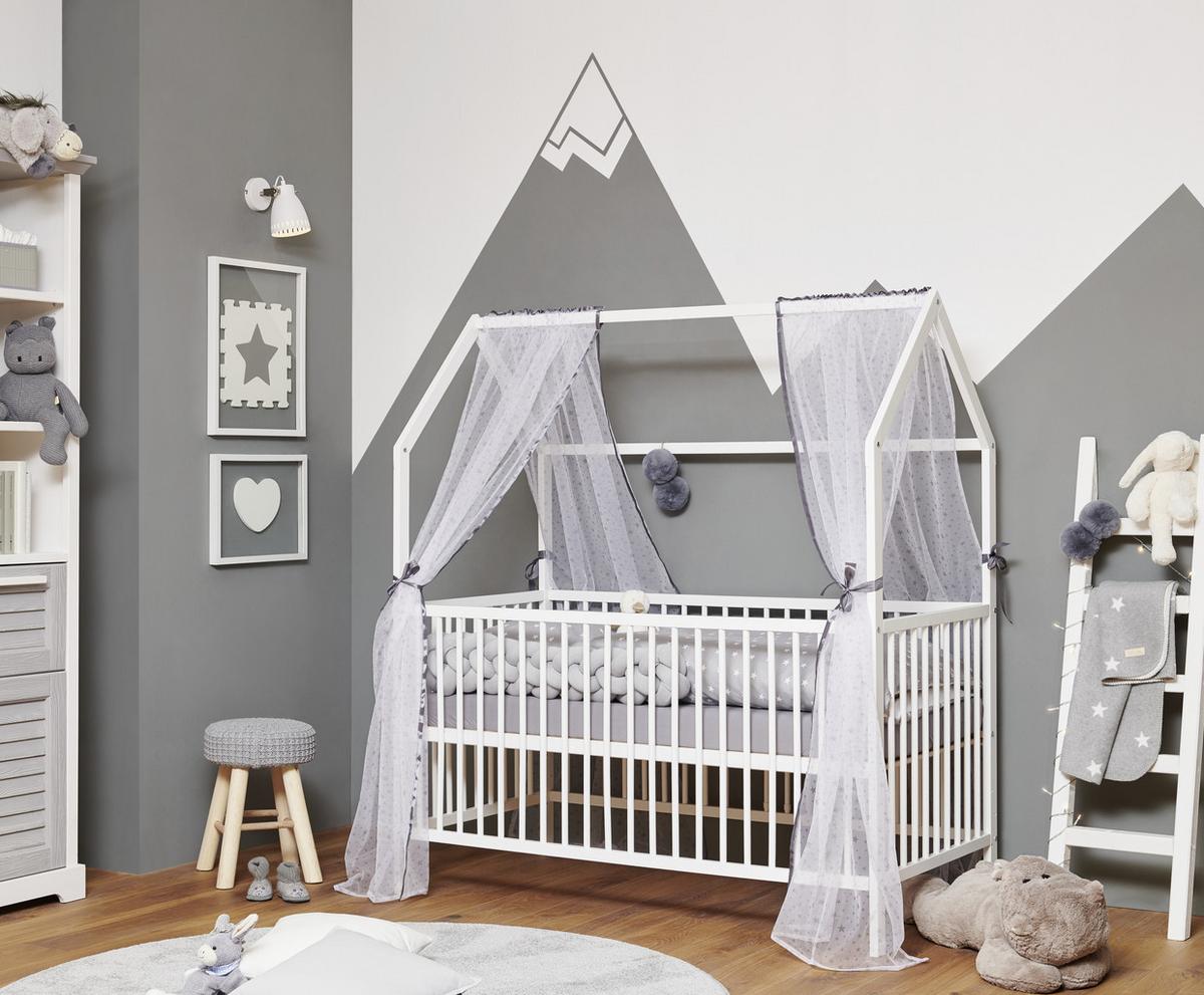 ŁÓŻKO SZCZEBELKOWE EMMA 1 - biały, Trend, drewno (144/75/161cm) - My Baby Lou