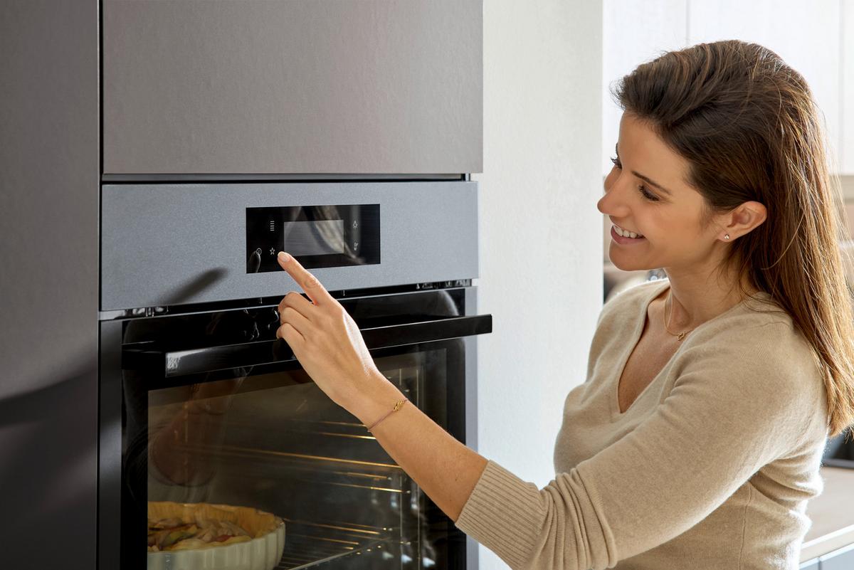 Einbaubackofen DKB39906MK Schwarz - Schwarz, Basics, Glas/Metall (59,4/59,4/56,9cm) - Dieter Knoll