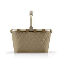 KOSZYK NA ZAKUPY BK5047 - oliwkowa zieleń, Basics, tkanina (49/29/28cm) - Reisenthel