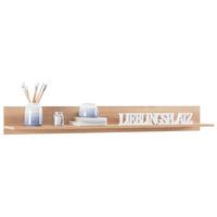 Zidna Polica Kashmir New - boje hrasta, Moderno, drvni materijal (155/20/20cm) - Modern Living
