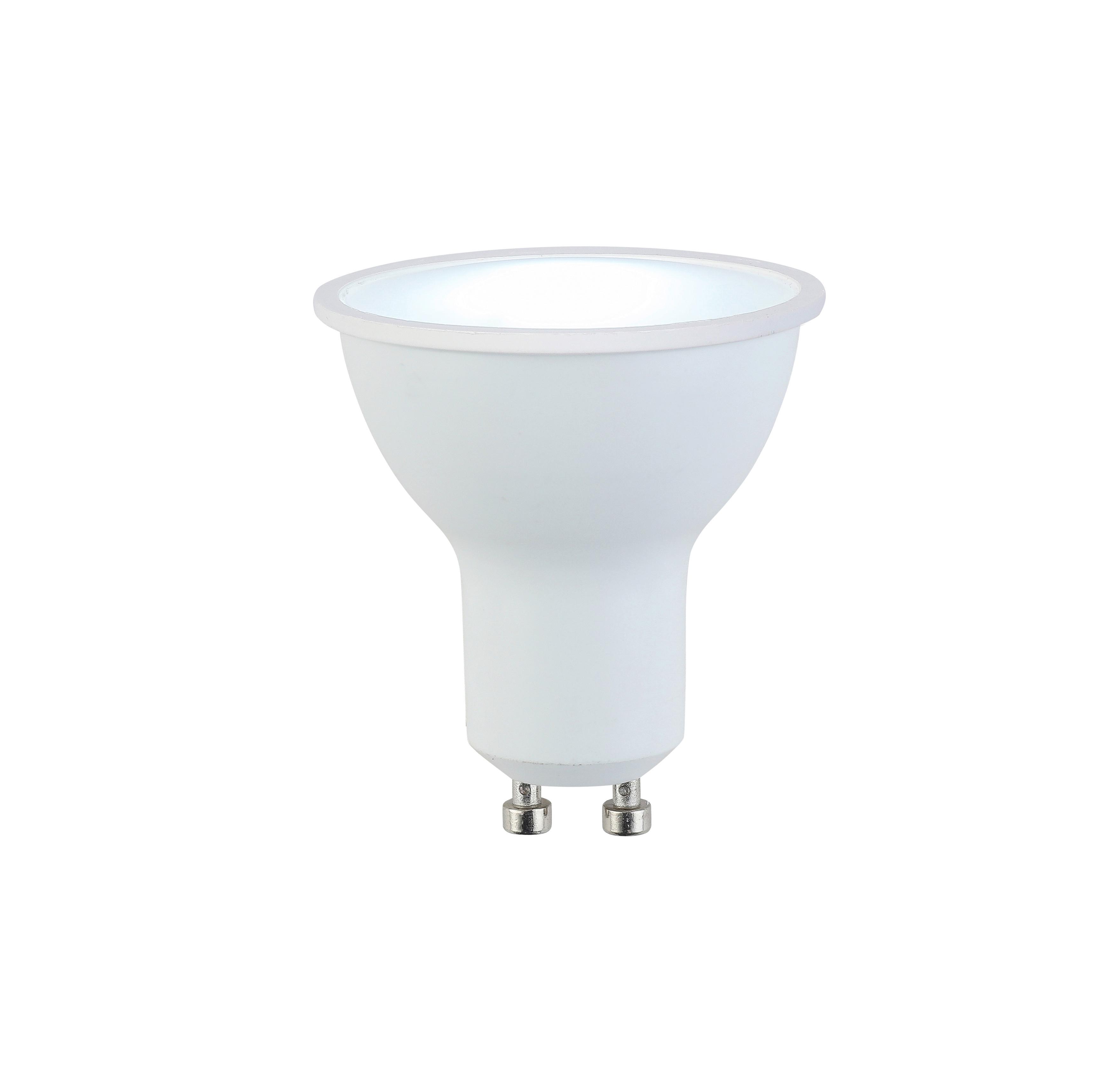 ŻARÓWKA LED COLOUR - biały, Basics, tworzywo sztuczne/metal (5/5,6cm) - Boxxx