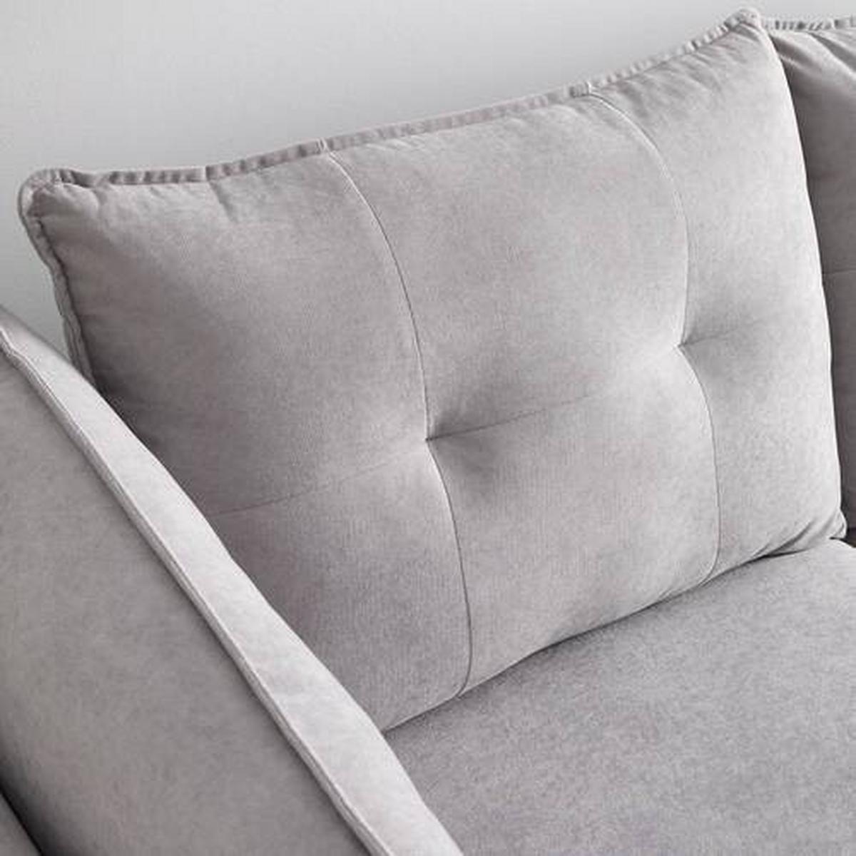 Coltar SANDRO - gri deschis, Modern, lemn/metal (258/86/82-160cm) - Bessagi Home
