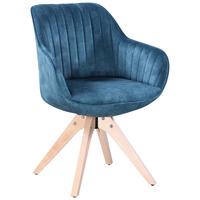 Karosszék Relax - türkiz/bükk, Modern, textil/fa (60/61/82cm) - Mömax