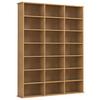 Regal Megosa M, Barva Bukve - barve bukve, Design, leseni material (105/136/19cm) - MID.YOU