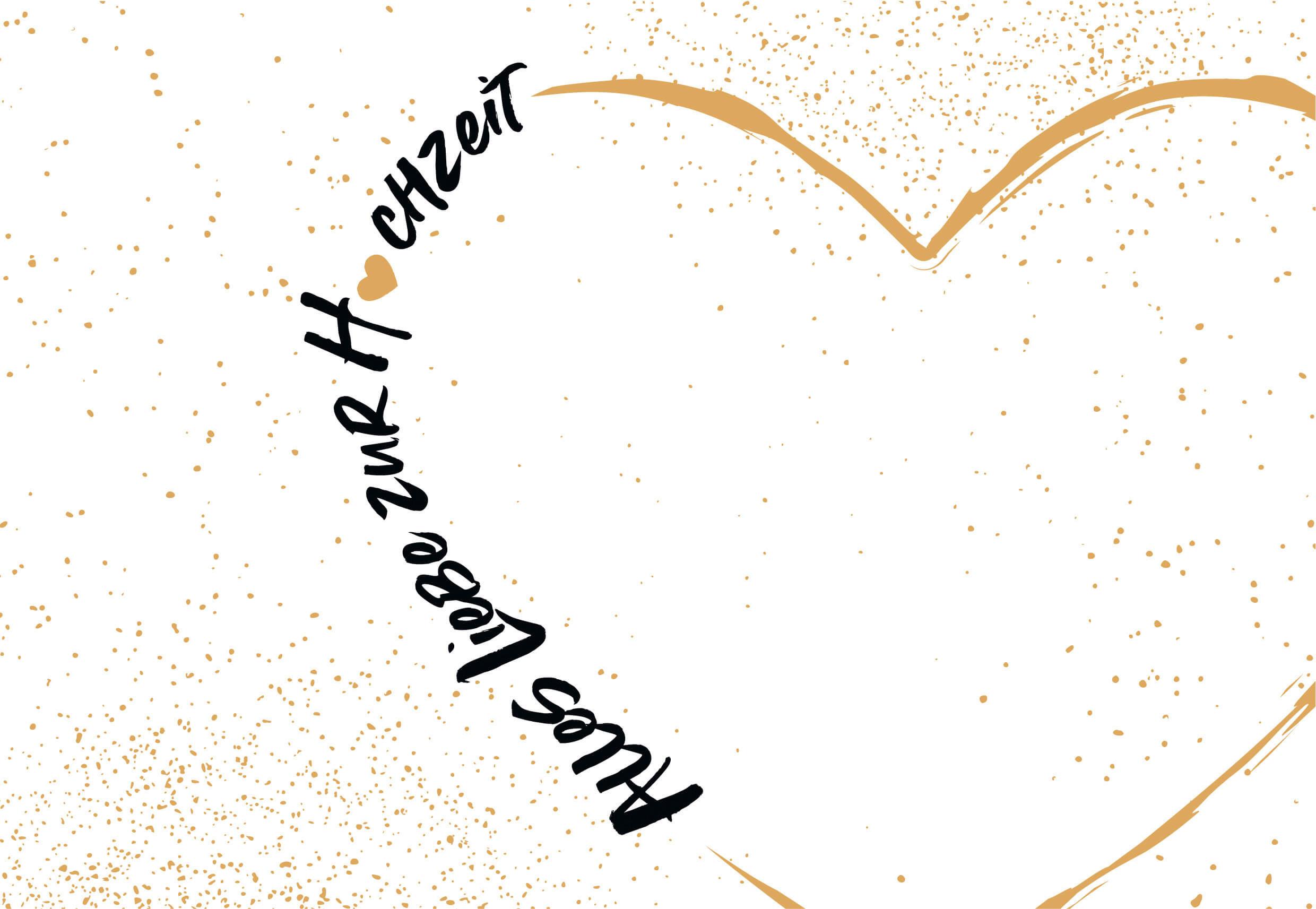 Glückwunschkarte Edelschwarz Multicolor - Basics, Papier (18/13cm)