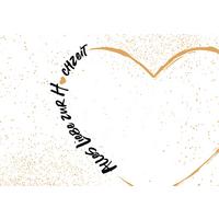 Glückwunschkarte Edelschwarz Multicolor - Basics, Papier (18/13cm)