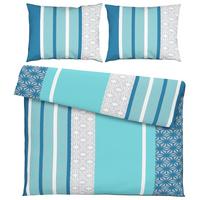 Posteljina Sara 200x200/2x60x80cm - tirkizna, tekstil (200/200cm) - Mömax