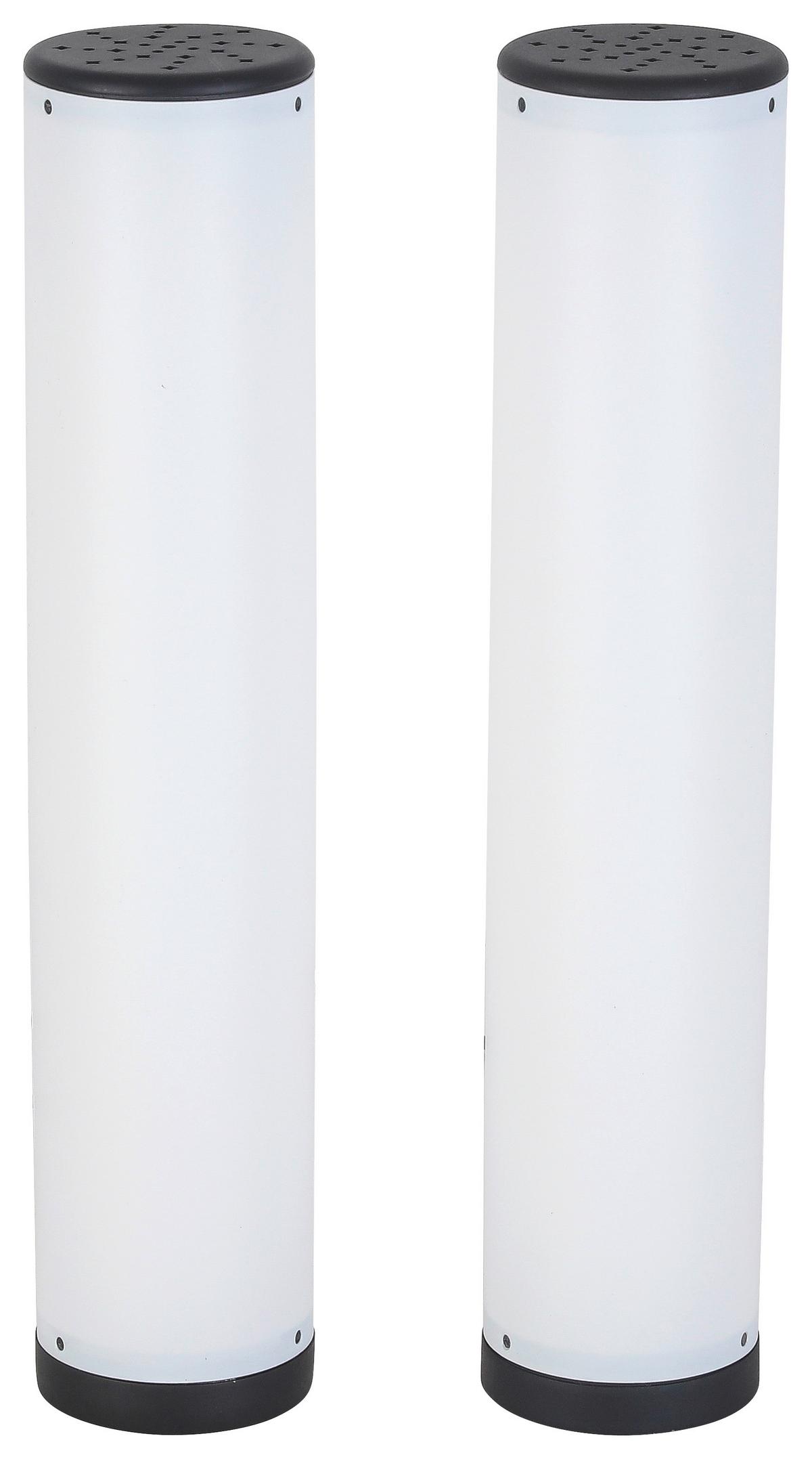 LED-Tischleuchte Nolam max. 2,5 Watt - Weiss/Schwarz, Modern, Kunststoff (6,4/31cm) - Modern Living