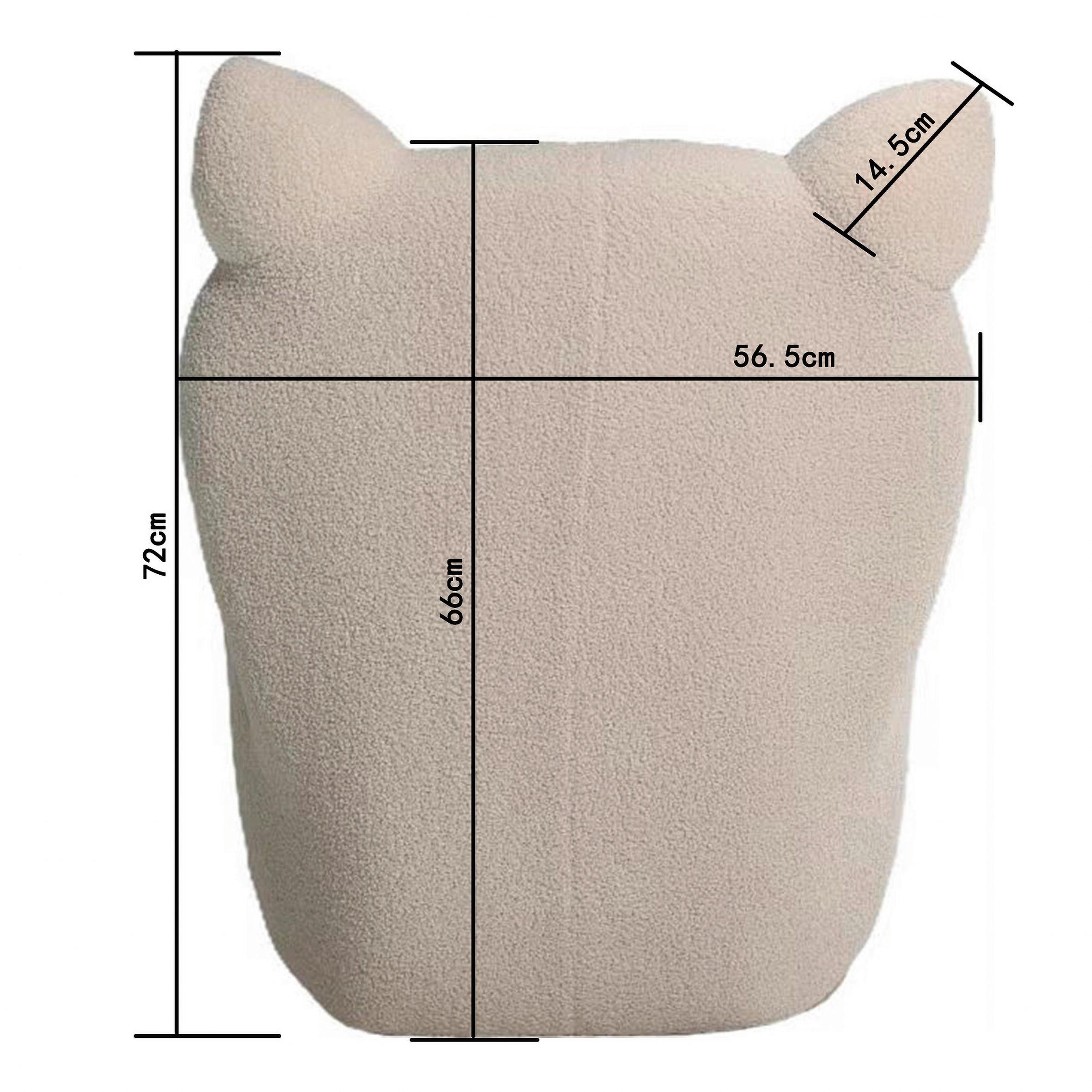FÅTÖLJ KITTI -TREND- - vit, Romantik / Lanthus, trä/textil (59/72/58cm) - Mömax
