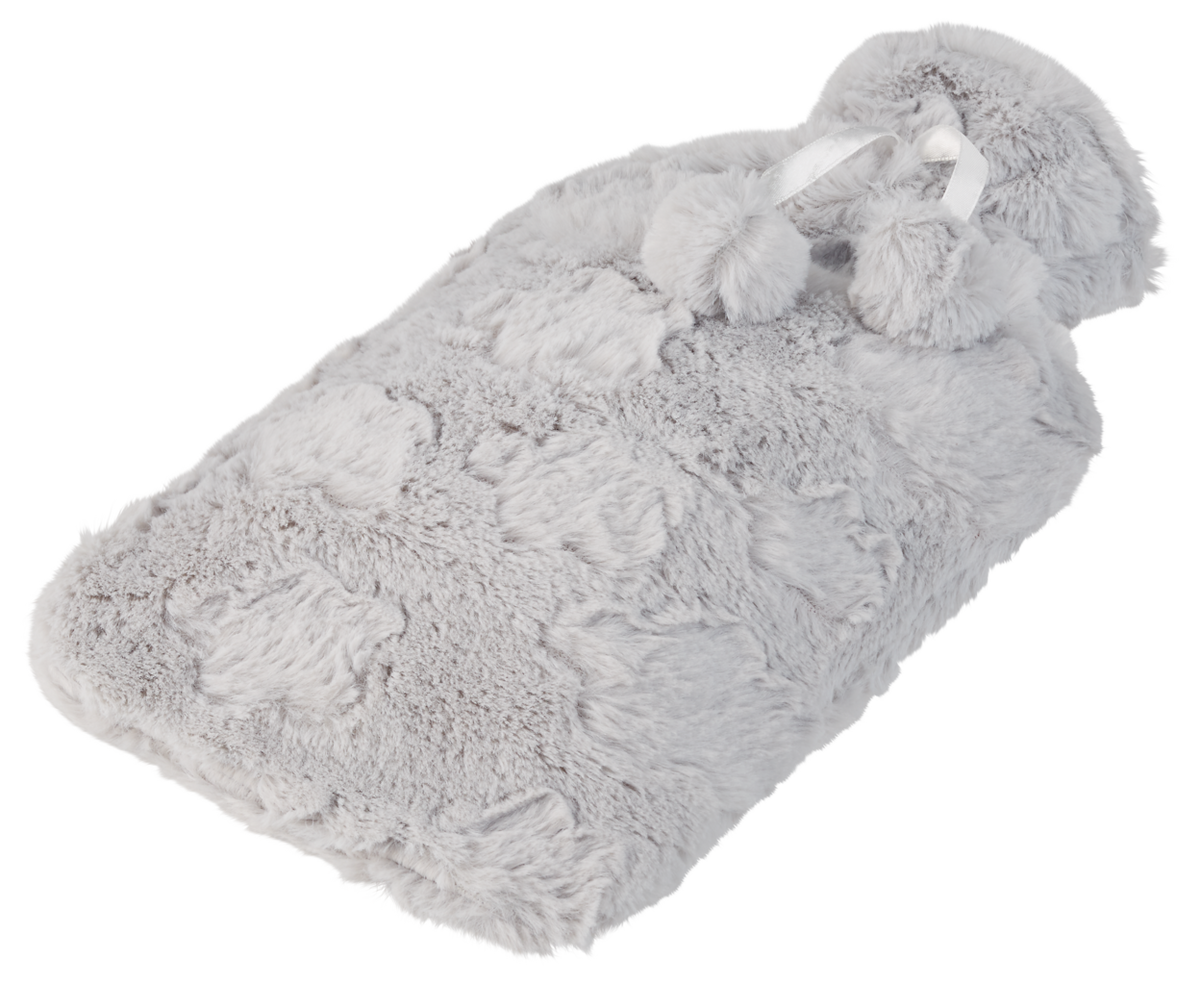 Termofor Sophie - pink/siva, umetna masa/tekstil (2l) - Modern Living