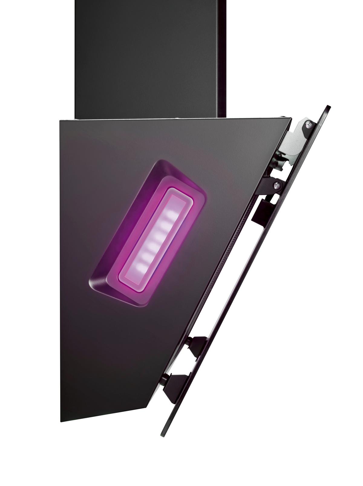 OKAP KUCHENNY DU 7611 G - czarny, Basics, metal/szkło (60/111,6/29,6cm) - Bomann