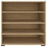 Regal Unit-Elements Maxi - boje hrasta/crna, Moderno, drvni materijal (91,2/89,6/40cm) - Based