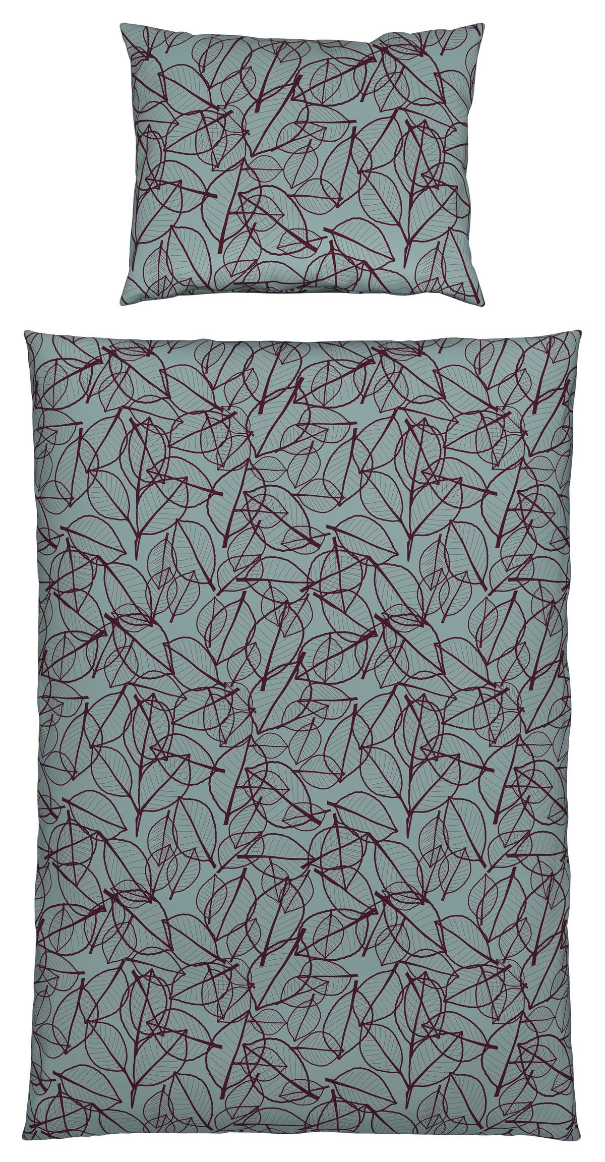 Ágyneműhuzat-garnitúra Blätterwald - zöld, Modern, textil (140/200cm) - Modern Living