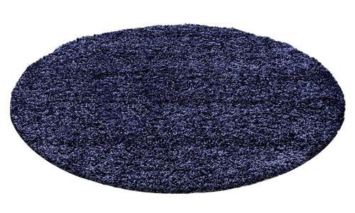 Preproga Z Visokim Florom Life, Temno Modra, 120cm - temno modra, Konvencionalno, tekstil (120cm) - Novel