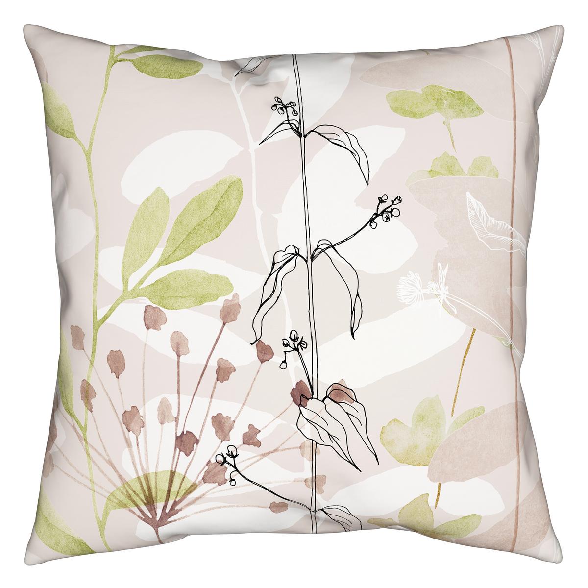 BETTWÄSCHESET LOALA XXL - Beige/Grün, Romantik / Landhaus, Textil (200/210cm) - Mömax
