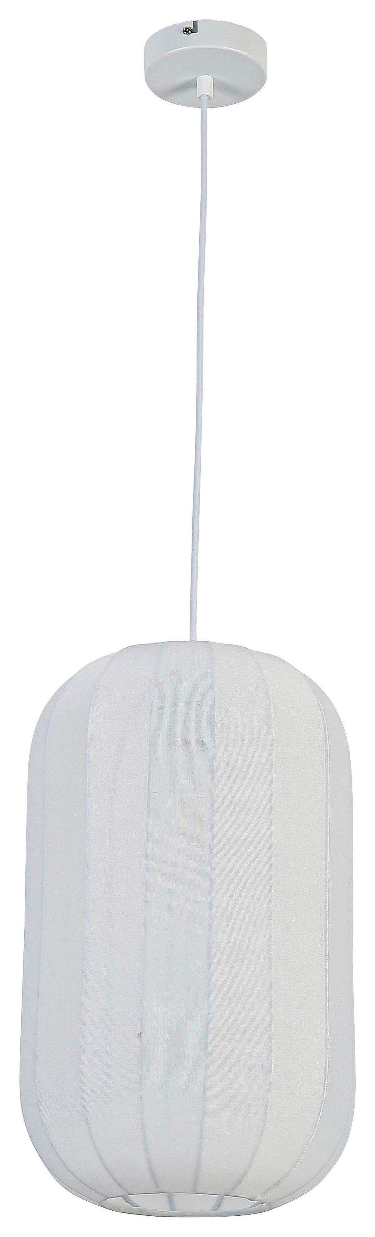 Lampă suspendată Stoiu - alb, Modern, plastic/metal (25/120cm) - Mömax
