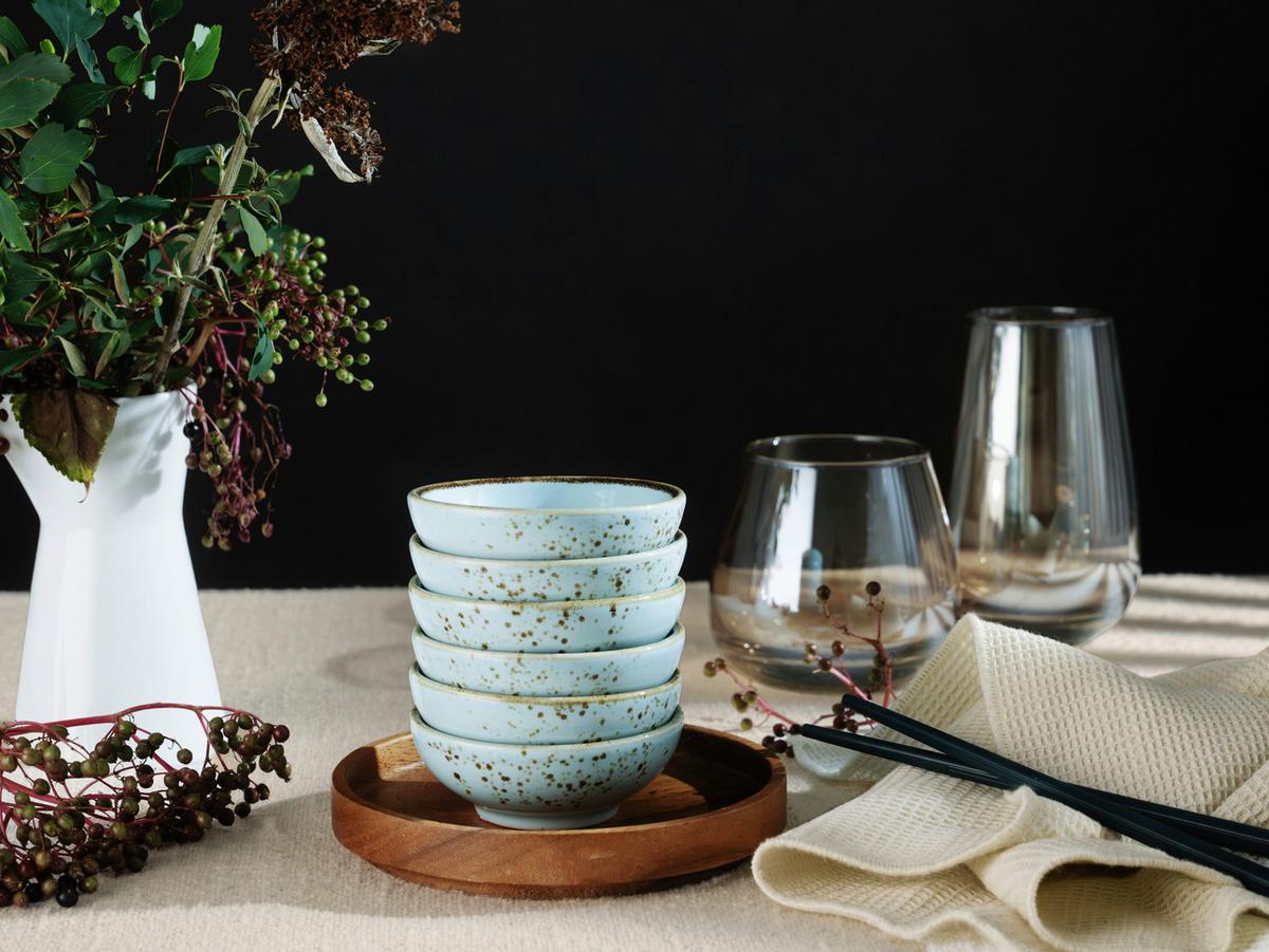 Dipschalenset 22091 Nature Collection - Pastellblau, Trend, Keramik (8cm) - Creatable