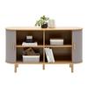 SIDEBOARD ARVID -EXKLUSIV- - grå/naturfärgad, Modern, trämaterial/trä (140/75/40cm) - Mömax