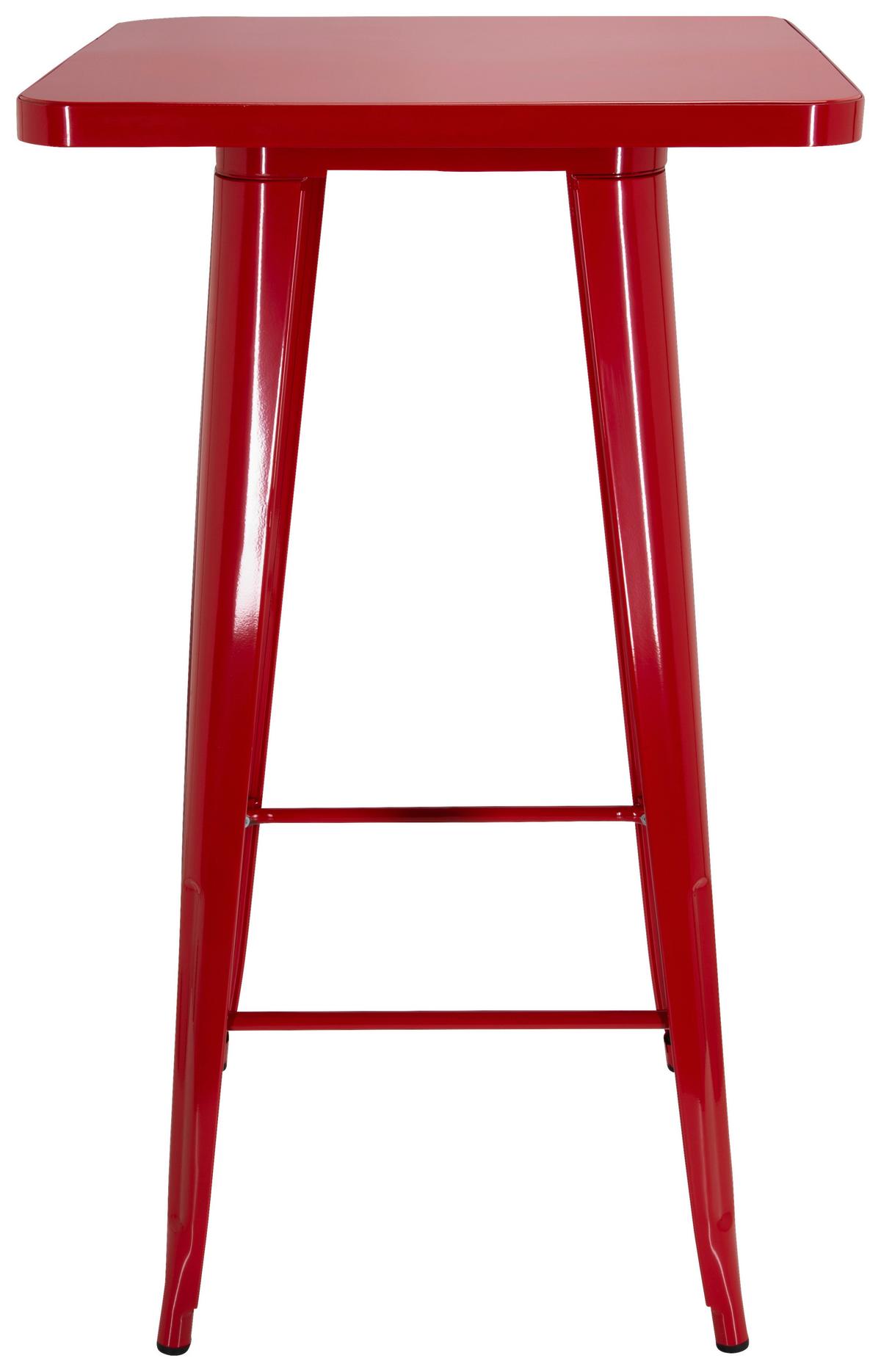 Barska Miza Vantaggio High T, Rdeča - rdeča, Basics, kovina (60/60/103,5cm) - MID.YOU