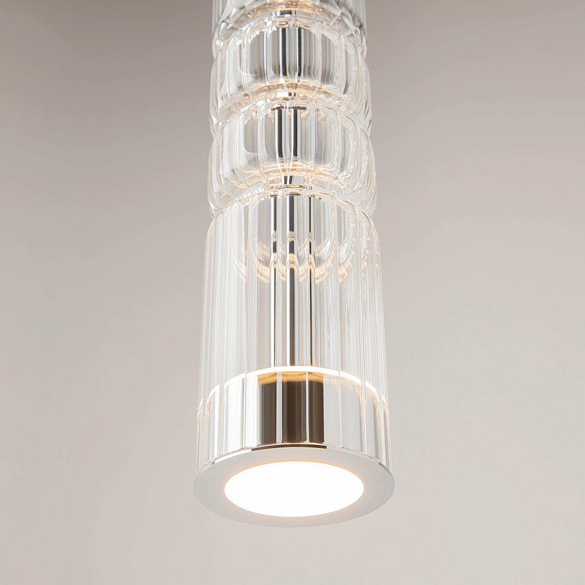 Pendelleuchte Mod272pl-L12ch3k - Chromfarben, Design, Metall (8/384cm) - MAYTONI