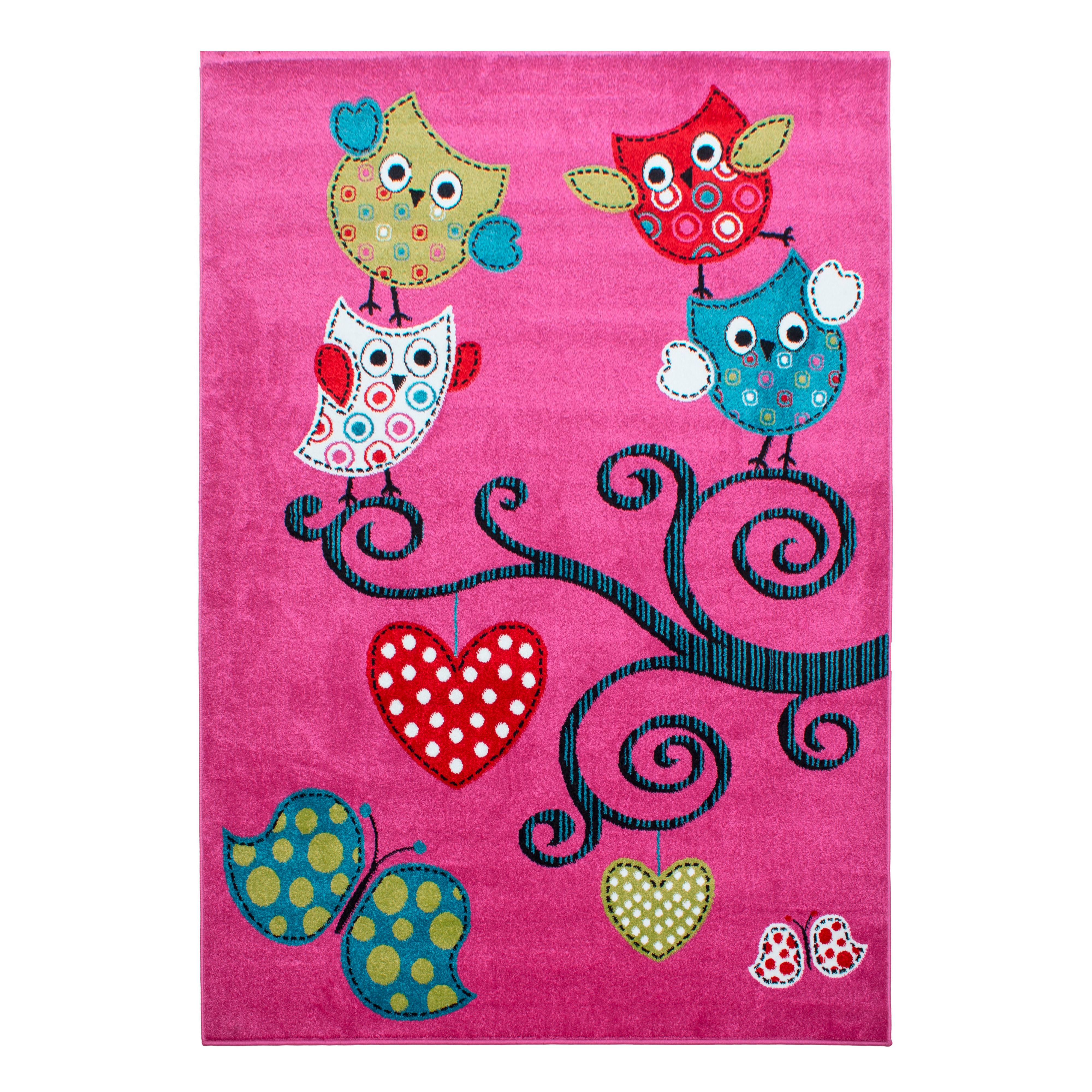 Kinderteppich Kids Violett ca. 140x200cm - Violett, Trend, Textil (140/200cm) - Ben'n'jen