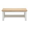 SOFFBORD KORSIKA -EXKLUSIV- - vit/ekfärgad, Romantik / Lanthus, trämaterial (110/45/60cm) - Mömax