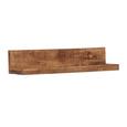 Wandboard in Braun - Naturfarben, LIFESTYLE, Holz (100/20/25cm) - ZANDIARA