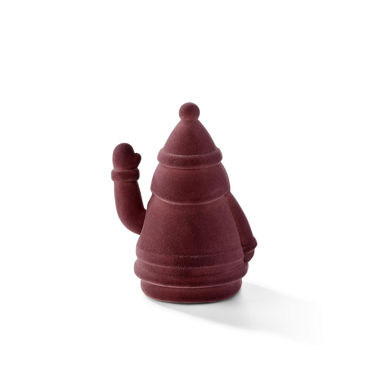 Weihnachtsmann Nikolaus Berry Bordeaux - Bordeaux, Basics, Kunststoff/Textil (12/17,5cm) - FYNCH-HATTON