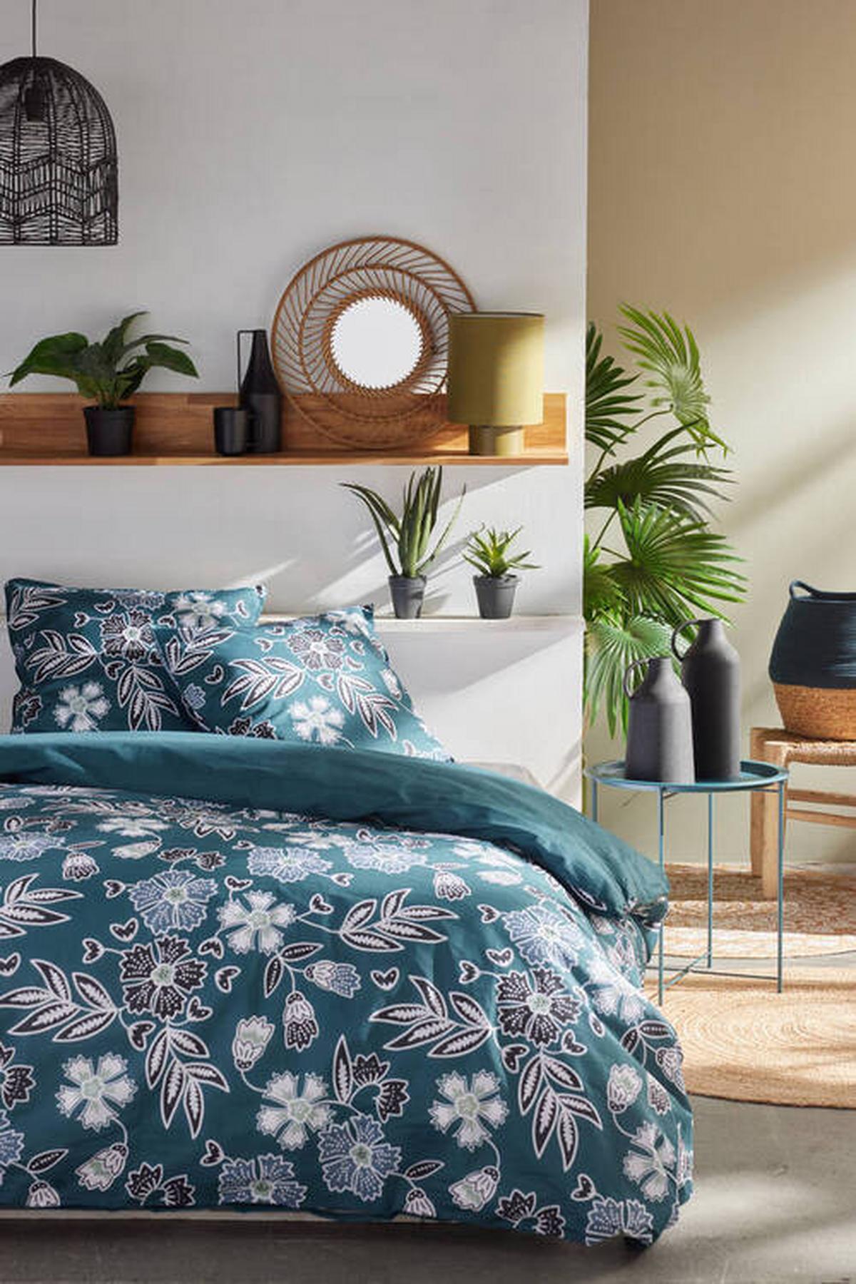 Ágyneműhuzat-garnitúra 3 Részes Sunshine Green - zöld, Modern, textil (140/200cm)