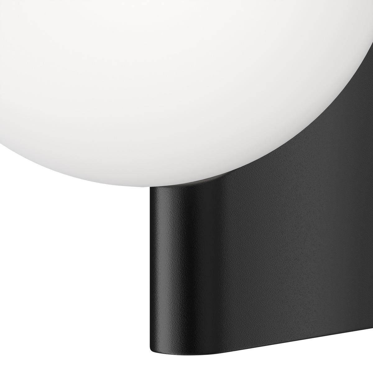 Wandleuchte Avant-Garde Schwarz max. 25 Watt - Schwarz/Weiß, Trend, Glas/Metall (18/30/21,5cm) - MAYTONI