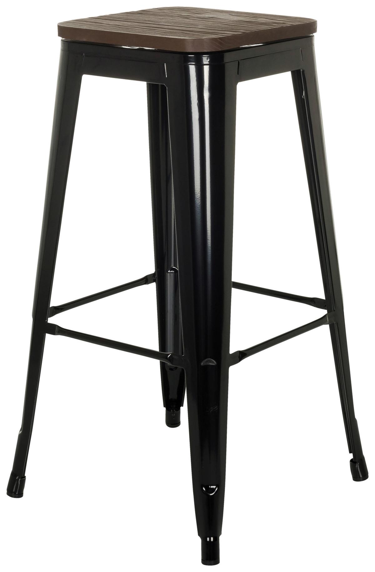 Barski Stol Vantaggio High Ws, Črna - črna, Moderno, kovina/les (44/77/44cm) - MID.YOU