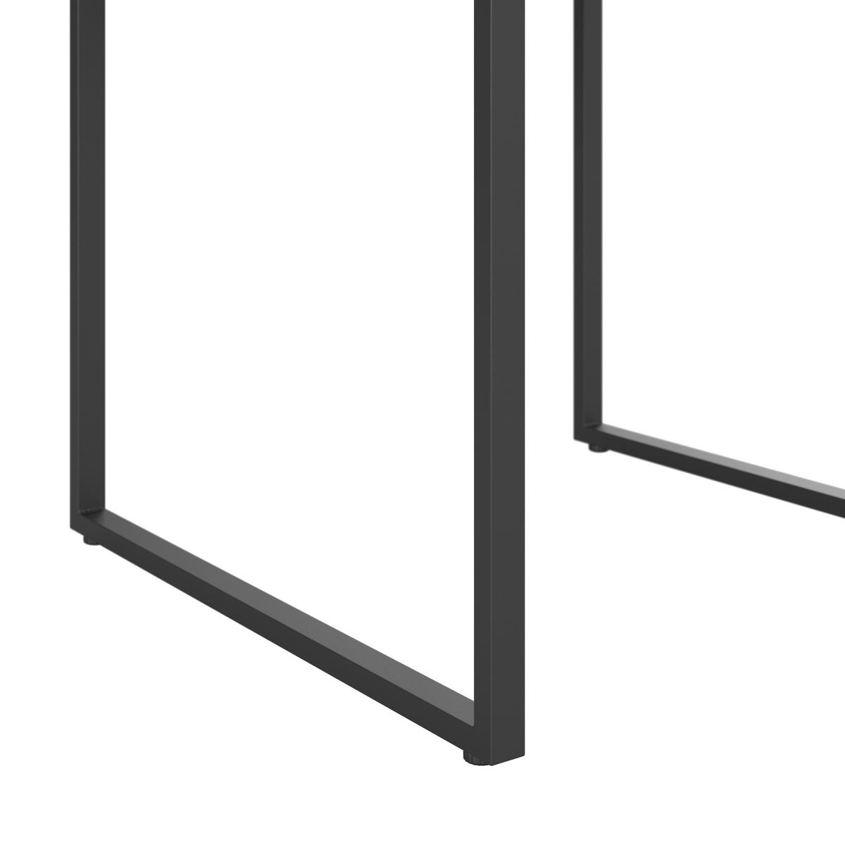 Vrtna Garnitura Paulina - svijetlo siva/crna, Moderno, staklo/metal (181/73/65cm) - Bessagi Garden