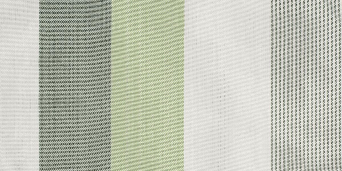 Hängematte Classic Double Hammock Outdoor Weiß/Grün - Weiß/Hellgrün, KONVENTIONELL, Textil (160/350cm) - La Siesta