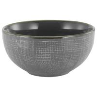 Tálka Canvas - antracit, kerámia (14/14/7cm) - Premium Living