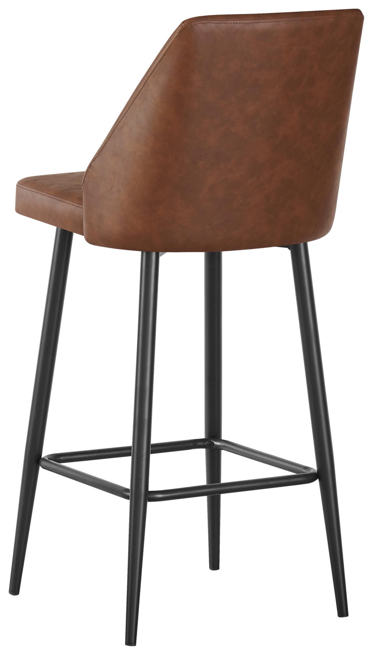 Barska Stolica Roy - konjak/crna, Moderno, drvo/metal (48/106/58cm) - Mömax