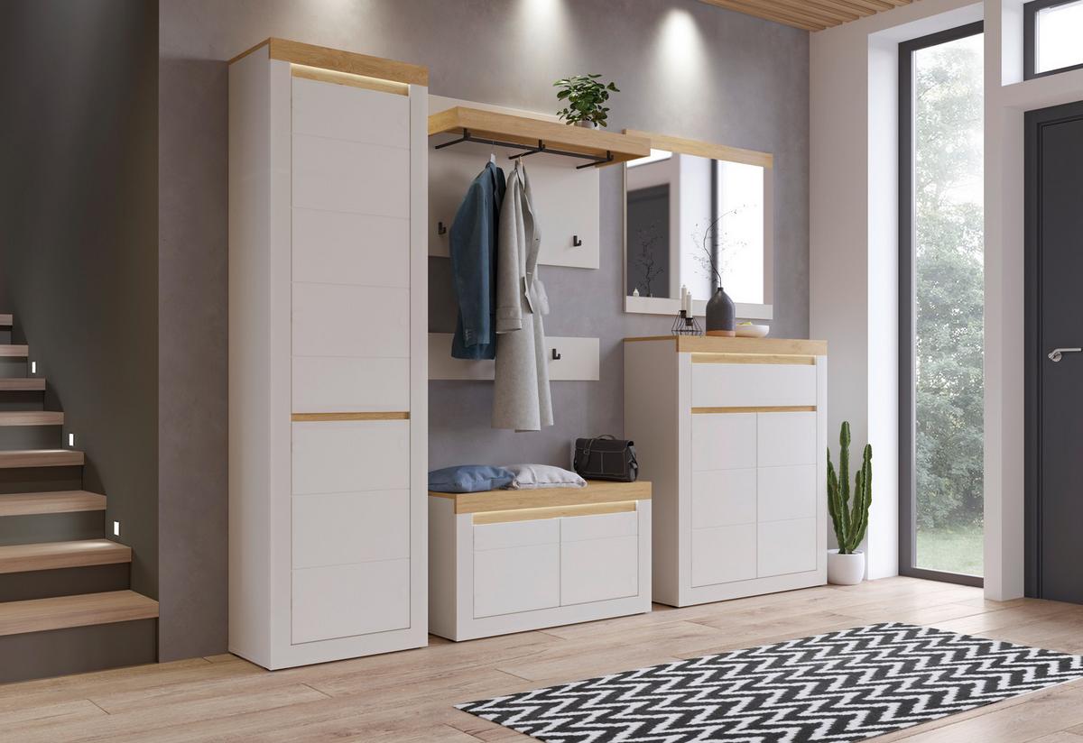 Dulap NAXXAR - cașmir/culoare lemn stejar, Trend, material pe bază de lemn (59,2/204,7cm) - Modern Living