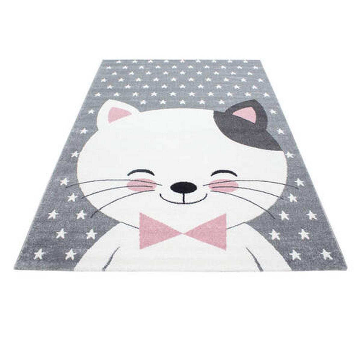 Kinderteppich Kids Pink ca. 140x200cm - Pink, Trend, Textil (140/200cm) - Ben'n'jen