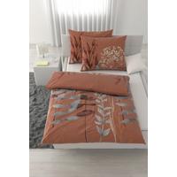 Lenjerie de pat Leavi cca. 200/220/2X50/70 cm - cafeniu, Modern, textil (200/220cm) - Mömax