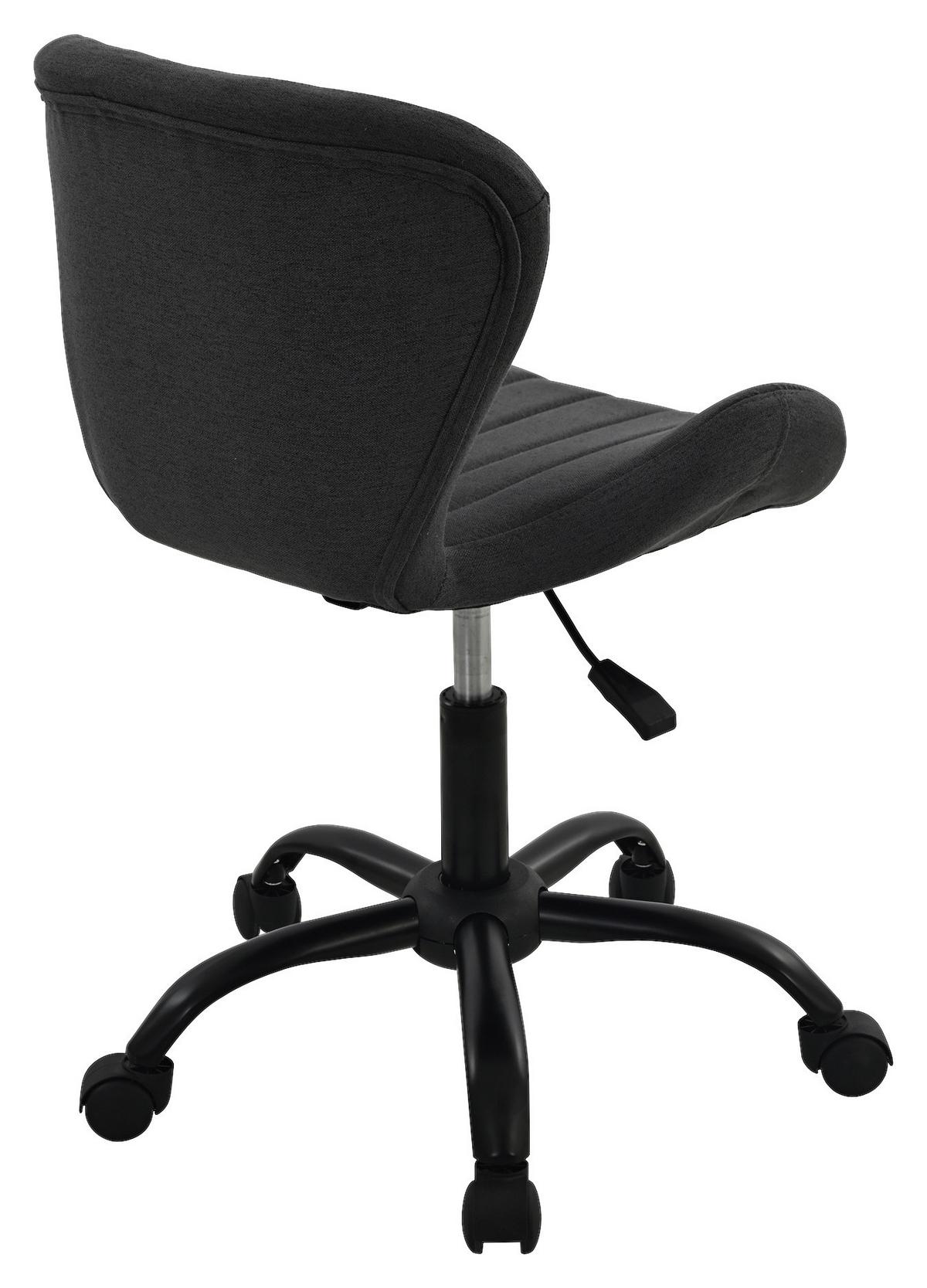 Klara 1 Uredska Stolica - siva/crna, Trend, metal/tekstil (58/84/56cm) - Modern Living