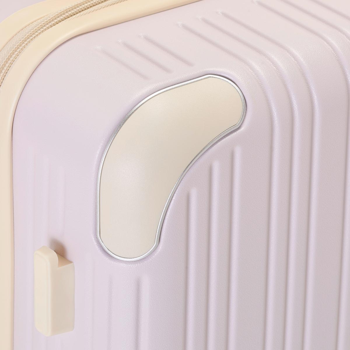 Reisekofferset Madeira Lila, 3-teilig - Lila, KONVENTIONELL, Kunststoff/Textil - Mömax