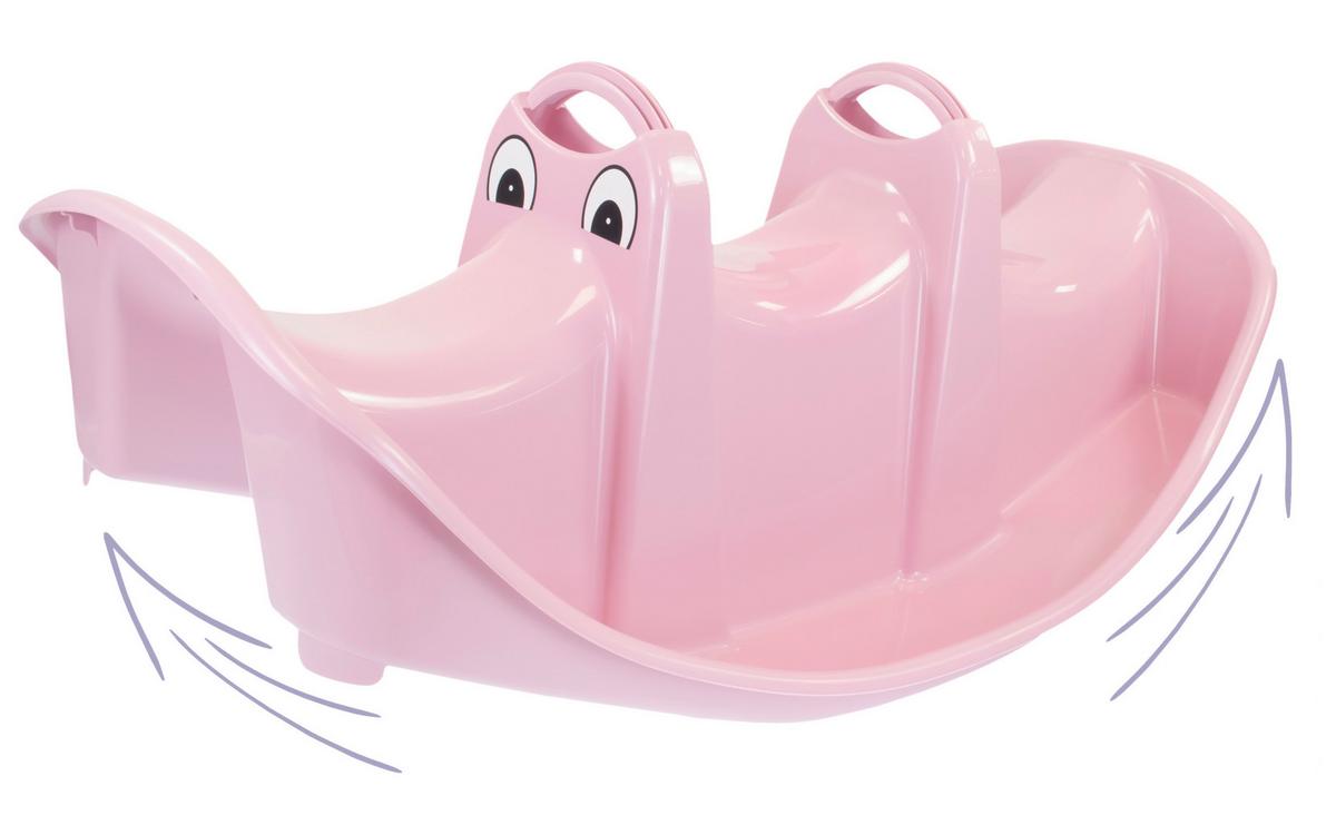 Wippe Big Rocker Hellrosa - Hellrosa, KONVENTIONELL, Kunststoff (108/42/61cm)