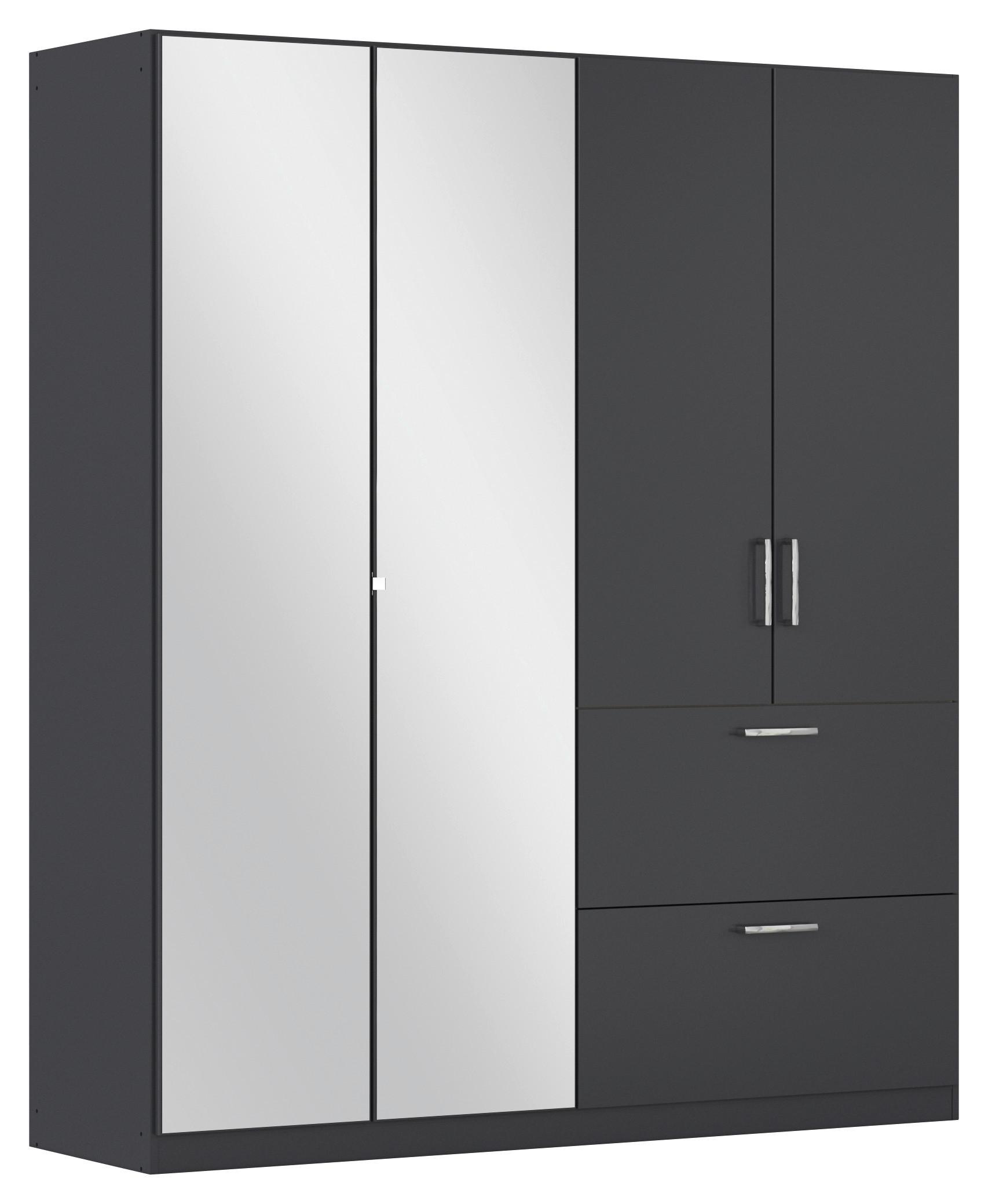 DULAP USI ROTATIVE PADUA - gri, Modern, material pe bază de lemn (180/210/54cm) - Modern Living