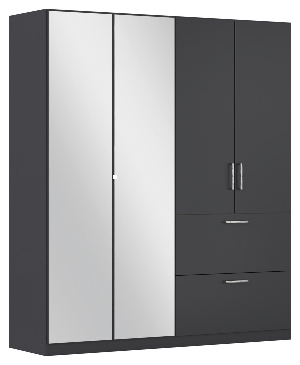 DULAP USI ROTATIVE PADUA - gri, Modern, material pe bază de lemn (180/210/54cm) - Modern Living
