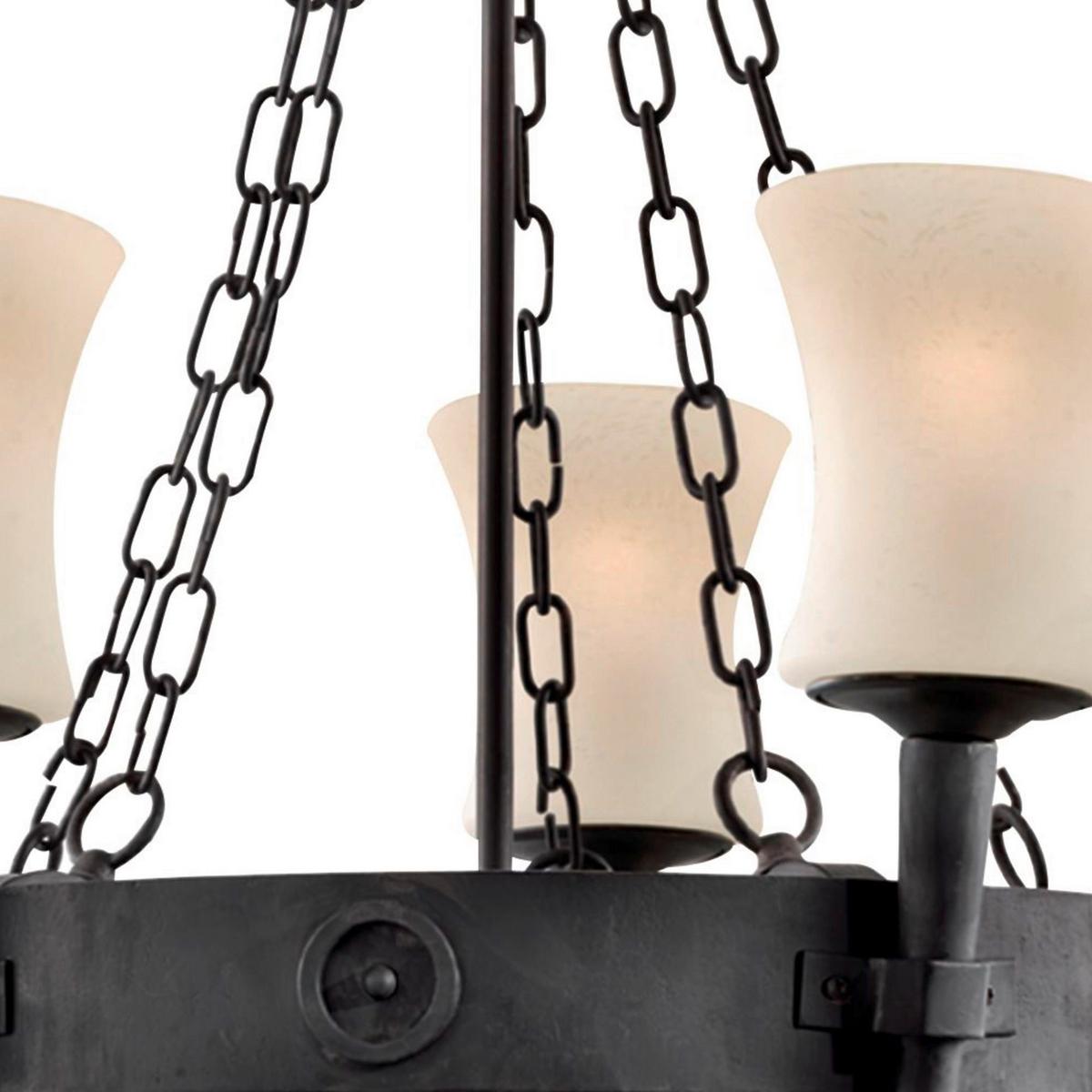 Mennyezeti Lámpa Cartwheel 0815-5bk - Trend, üveg/fém (63/58cm)