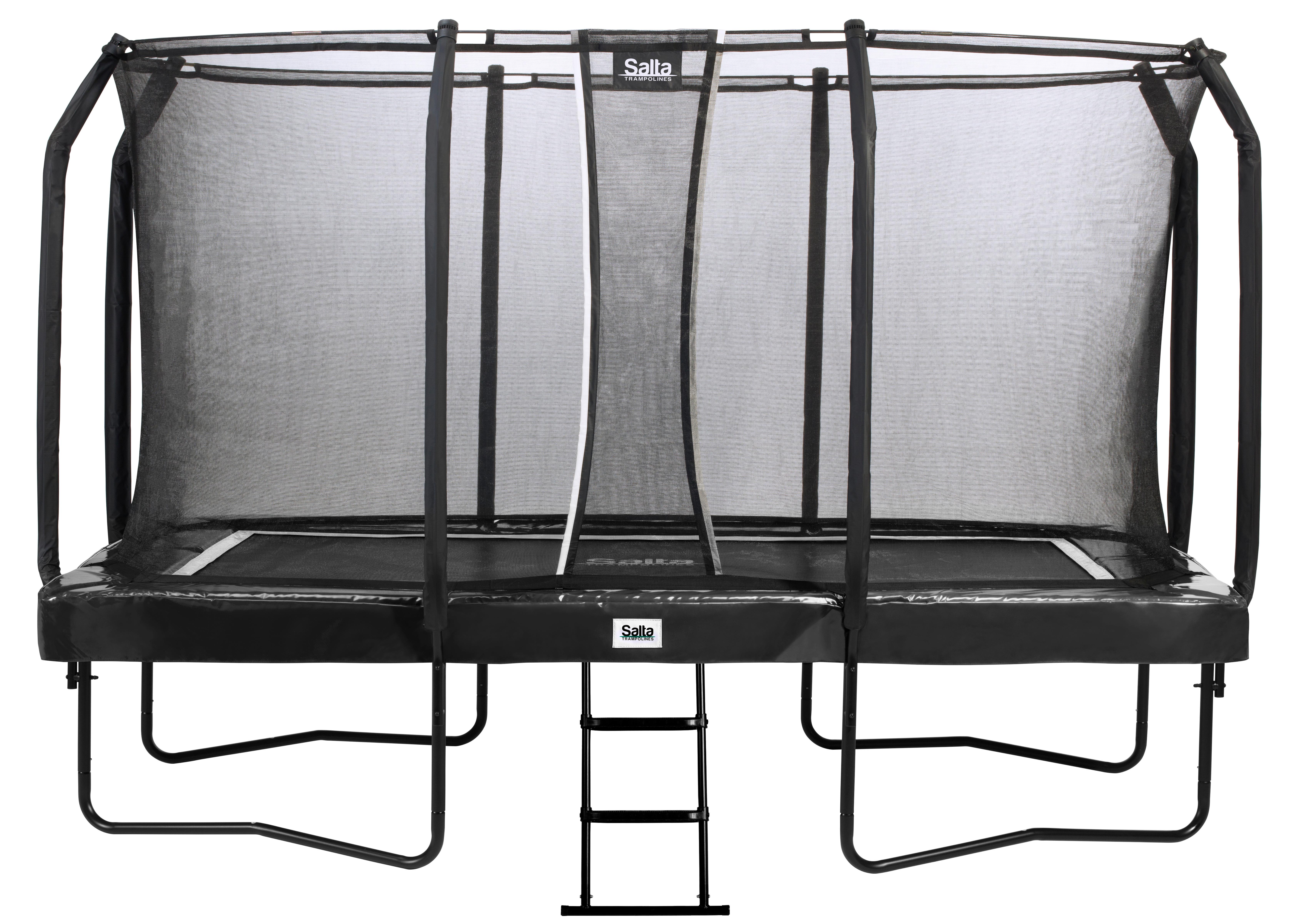 Trampolin Salta First Class ca. 244x427cm - Schwarz, KONVENTIONELL, Metall (244/427cm) - Salta