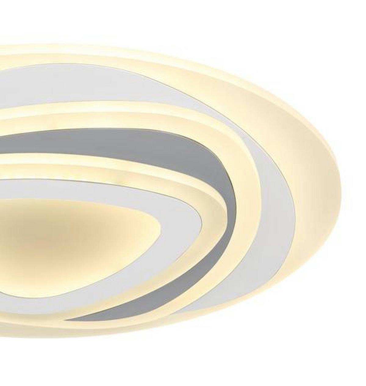 Led Mennyezeti Lámpa 48012-46 Sabatino - antracit/fehér, Design, műanyag/fém (50/6cm) - Globo